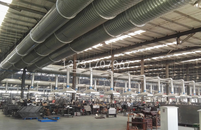 滄州青縣三輪車廠焊煙濾筒除塵器安裝完畢 滄州青縣三輪車廠焊煙濾筒除塵器安裝完畢