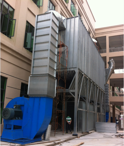 唐山陶瓷廠(chǎng)布袋除塵器安裝完畢 唐山陶瓷廠(chǎng)布袋除塵器安裝完畢