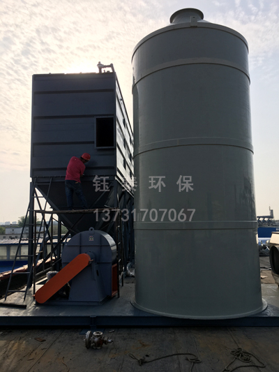 山東兗州輪胎廠PPC64-6布袋除塵器及廢氣處理設備安裝中 山東兗州輪胎廠PPC64-6布袋除塵器及廢氣處理設備安裝中